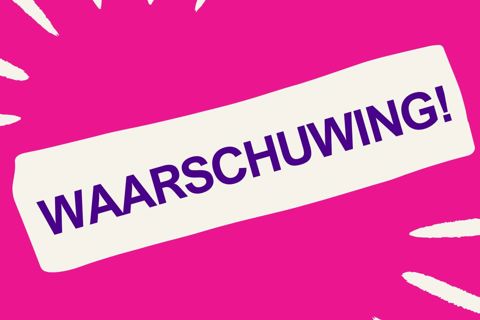 Afbeelding met tekst Waarschuwing
