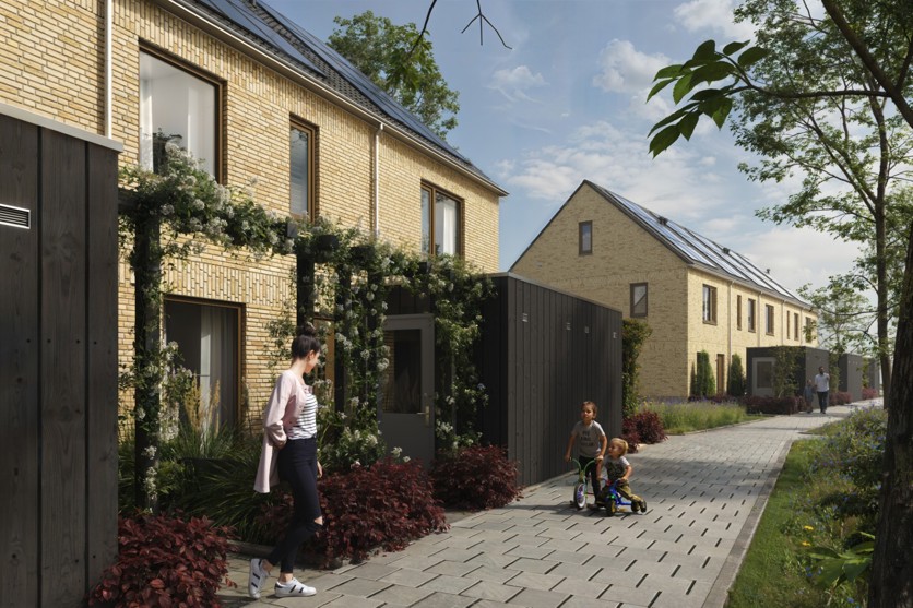 Nieuwe woningen voor gezinnen aan de Schwartzstraat in Boskoop